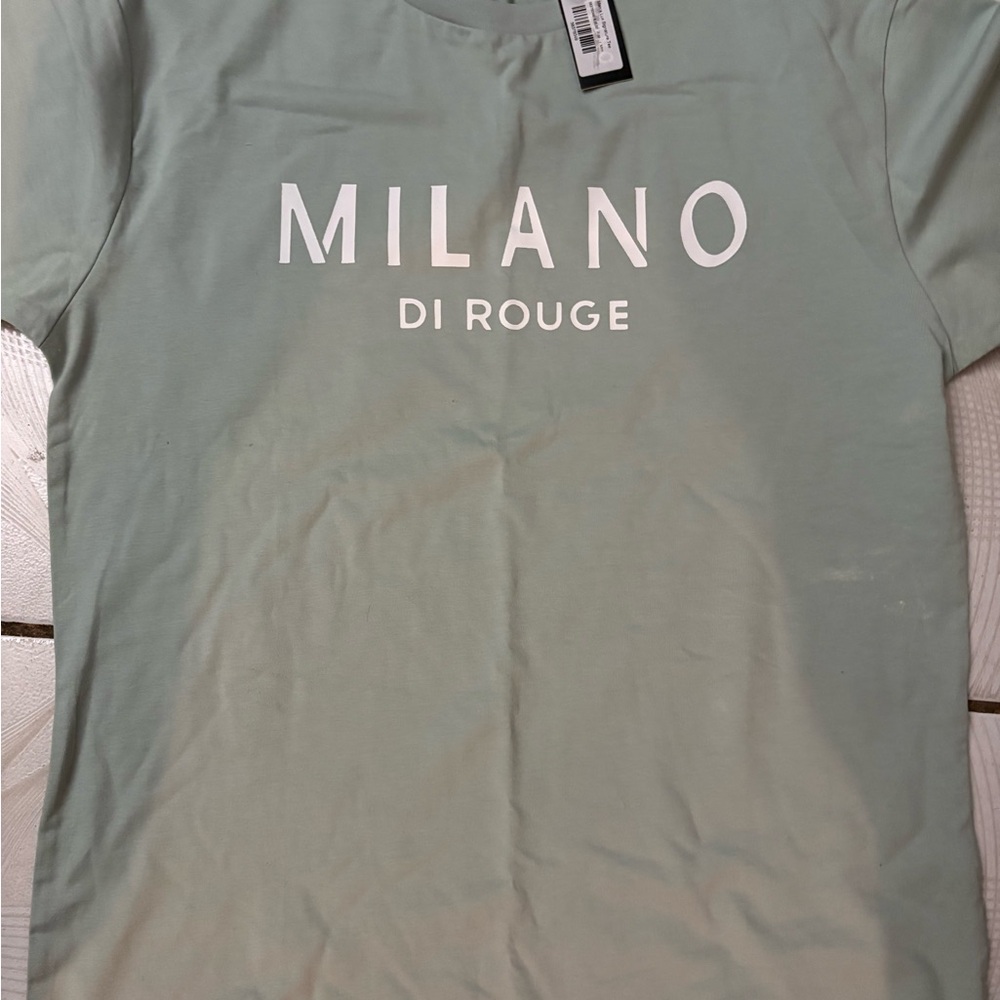 Milano Di Rouge Men's Mint Tee